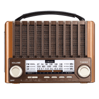 MIKADO MDR-310 AHŞAP USB- TF DESTEKLI FM/AM/SW+BT+SOLAR 3 BAND KLASIK RADYO