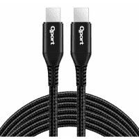 QPORT Q-TYPE-C3 3 METRE TYPE-C 100W PD ŞARJ VE DATA KABLOSU - 2