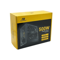 POWERBOOST PB500AR 500W APFC 2*PCI-E 6+2 PIN 12CM SİYAH FANLI ATX PSU (RETAIL BOX) - 5