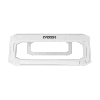 EVEREST ST1 (BEYAZ) 4 USB HUB RGB IŞIKLI KATLANABILIR YÜKSEKLIK AYARLI BEYAZ MONITÖR STANDI - 2