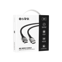 S-LINK SLX-HD4K05 19+1 HDMI TO HDMI 5M METAL V2.0 4K (4096*2160) 60HZ KABLO - 2