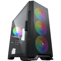 POWERBOOST VK-M509B 750W 80+ USB 3.0 ATX MESH RING RGB FAN SIYAH KASA (JBST-VKM509B)