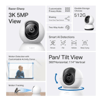 TP-LINK TAPO TC74 PAN/TILT AI EV GÜVENLİĞİ WI-FI 3K 5MP KAMERA - 3