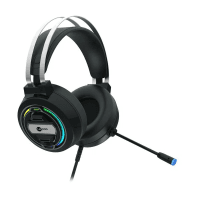 LECOO HT401 3.5MM JACK+ USB KULAK ÜSTÜ RGB LED AYDINLATMALI KABLOLU GAMING KULAKLIK SİYAH