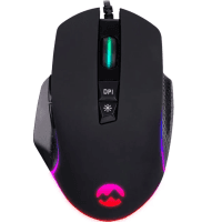 EVEREST RAGE-X2 USB SİYAH 800/1600/3200/4800/6400 DPI GAMING OYUNCU MOUSE