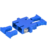 ALFAFONET ADP-DXPCSCPL-FG ADAPTÖR SC/UPC DX SINGLEMODE FLANŞLI VE METAL KLİPSLİ RENK MAVİ TOZ KAPAĞI MAVİ - 3