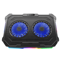 RAMPAGE SIRIUS S46 RGB IŞIKLI 2 FANLI YÜKSEKLIK AYARLI 125 *125*15 2 USB PORT NOTEBOOK SOĞUTUCU