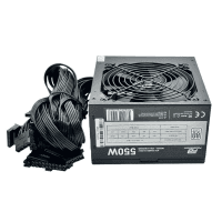 POWERBOOST PB550WB 550W 80+ APFC 4*PCI-E 6+2 PIN 12CM SİYAH FANLI ATX POWER SUPPLY (BULK) (JPSU-PB550WB) - 3