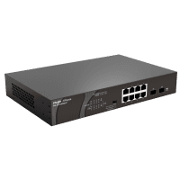 RUIJIE-REYEE RG-ES110GDS-P 8 PORT 10/100/1000 8 PORT POE 2 PORT UPLINK 120W YONETILEMEZ DESKTOP SWITCH