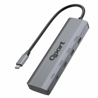 QPORT Q-TUC06 TYPE-C TO 4 PORT TYPE-C ÇOKLAYICI - 2