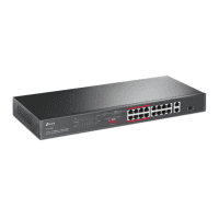 TP-LINK TL-SL1218P 16-PORT 10/100 MBPS + 2-PORT GIGABIT RACKMOUNT SWITCH WITH 16-PORT POE+ 150W - 2