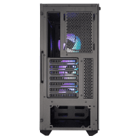 COOLERMASTER MASTERBOX TD500 V2 SİYAH ARGB 4X120MM FANLI TEMPERED GLASS KRİSTAL MESH ÖN PANELLİ MIDT KASA (TD500V2-KGNN-STU) - 5