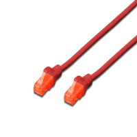 DIGITUS DK-1617-030/R 3 MT KIRMIZI PATCH KABLO CAT6 U/UTP,YANGINA DAYANIKLI (250MHZ) POE* READY