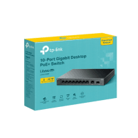 TP-LINK LS1210GP 10 PORT  8 PORT  POE + 1 SFP + 1 GE 63W  GIGABIT MASAÜSTÜ POE SWITCH - 2
