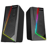 RAMPAGE RMS-X8 MAJESTY BLUETOOTH & FM'LI RGB IŞIKLI MULTIMEDIA GAMING OYUNCU 2.0 SPEAKER