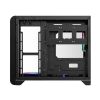 1ST PLAYER RT6 SİYAH DIGITAL 4X12CM ARGB TEMPERLİ CAM USB 3.0 M-ATX KASA (RT6-BLK-4F) - 3