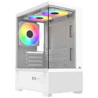 POWERBOOST PB-M5001W 500W 3*12CM RAINBOW FANLI USB 3.0 SEAVIEW M-ATX GAMING BEYAZ KASA (JBST-PBM5001W)