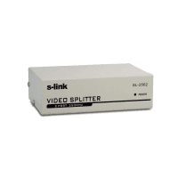 S-LINK SL-2502 2 LI  250mhz MONITOR SPLITTER