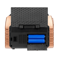 MIKADO MDR-325 AHŞAP USB- TF DESTEKLI FM/AM/SW/BT+SOLAR+POWER BANK 3 BAND KLASIK RADYO - 4