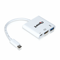 QPORT (Q-TH03) TYPE-C TO HDMI/USB3.0/TYPE-C(F) CEVIRICI