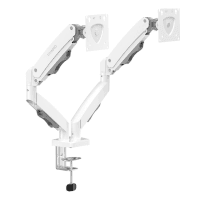 TITANPRO FL02-W (FMK-8715) 17-32" ÇİFT KOLLU AMORTİSÖRLÜ MONİTÖR STANDI (BEYAZ)