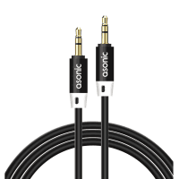 ASONIC AS-X606 1M SIYAH 3.5MM STEREO SES KABLOSU