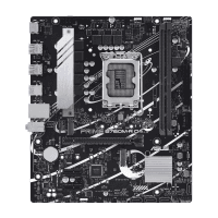 ASUS MB PRIME B760M-R D4 INTEL B760 LGA1700 DDR4 5333 HDMI 2x M2 USB3.2 AURA RGB 2.5Gbit LAN mATX 96GB RAM DESTEGİ ASUS 5X