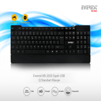 EVEREST KB-2020 SİYAH USB Q STANDART KLAVYE