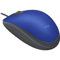 LOGITECH M110 SESSİZ KABLOLU MOUSE MAVİ 910-006758 - 2