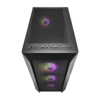 FSP CMT218B  650W RGB TEMPERLİ CAM USB 3.0 MESH SİYAH ATX GAMING KASA - 3