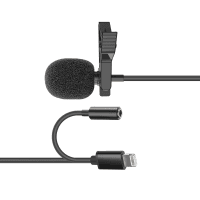 SNOPY SN-MTK35 SİYAH LIGHTNING TIKTOK AKILLI YAKA MİKROFONU - 2