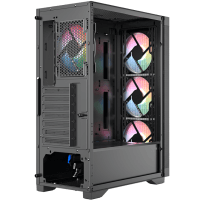 FRISBY FC-9480G 600W 80+BRONZE 4X12CM RGB FAN MASH ATX GAMING KASA - 4