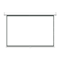 EVEREST MPP-240 240*200CM ARKASI SİYAH FONLU STORLU PROJEKSİYON PERDESİ - 2