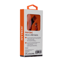 HYTECH HY-X215 3A MICRO USB 1M SIYAH DATA + SARJ KABLOSU - 3