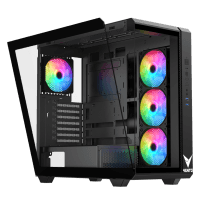 VENTO VG4300F 650W RGB TEMPERLİ CAM USB 3.0 MESH SİYAH ATX GAMING KASA - 4