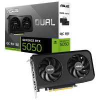ASUS VGA DUAL-RTX5050-O8G-NVIDIA-GEFORCE-RTX 5050-8GB GDDR6-128bit-2677MHz-HDMI-3xDP-DLSS4 EKRAN KARTI