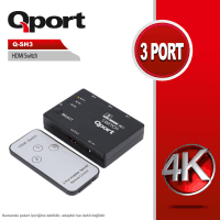 QPORT (Q-SH3) 3 PORT HDMI SWITCH
