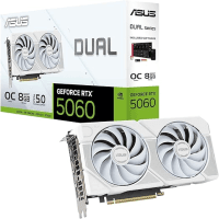 ASUS VGA DUAL-RTX5060-O8G-WHITE GDDR7-128bit--OC-HDMI-3xDP-DLSS3 EKRAN KARTI