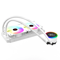 RAMPAGE HELIOS C15 BEYAZ 12CM FAN SICAKLIK GÖSTERGELI INTEL LGA1700/AMD AM5 ARGB 240MM SIVI SOĞUTMALI CPU FAN