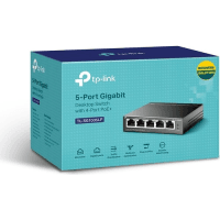 TP-LINK TL-SG1005LP 5 PORT 10/100/1000 Mbps 4 PORT POE GIGABIT MASAÜSTÜ SWITCH 40W