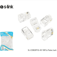 S-LINK SL-COB25P CAT6 100LÜ PAKET JACK UTP RJ45
