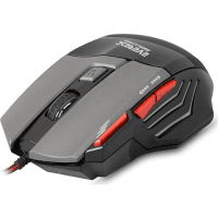 EVEREST SGM-X7 PRO  SİLVER 7200 DPİ MAKROLU USB OYUNCU 2 İN 1 PAD + MOUSE - 2