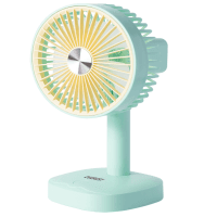 EVEREST EFN-510 YEŞİL - SARI 1200MAH 5 İNÇ 3 HIZ KADEMELİ DÖNEBİLEN MASAÜSTÜ USB FAN - 2