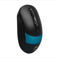 EVEREST SM-18 USB KABLOSUZ MOUSE SİYAH/MAVİ - 2