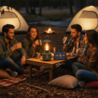 MIKADO MD-1 LÜXOUND 1800MAH 5W YEŞİL BLUETOOTH-AUX-USB-TF CARD DESTEKLİ IŞIKLI SPEAKER - 5