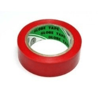 GLOBE KIRMIZI İZOLE BANT ELEKTRİK BANDI  0.13MM X 19MM X 10YDS - 2