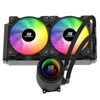 POWERBOOST PB-LCS-CR240B CIRCLE 240B (SİYAH) RAINBOW FANLI LGA1700/AM5 UYUMLU 240MM CPU SIVI SOĞUTMA SİSTEMİ - 3