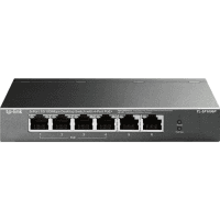TP-LINK TL-SF1006P 6 PORT 10/100Mbps MASAÜSTÜ SWITCH 4-PORT PoE 2 UPLINK