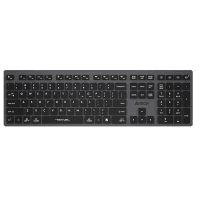 A4 TECH FBX50C ŞARJ EDILEBILIR BLUETOOTH & 2.4GHZ KABLOSUZ Q TÜRKÇE FN-MULTIMEDYA KLAVYE (SIYAH/GRI)