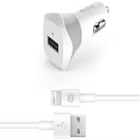 S-LINK SWAPP IP-SW18 APPLE LISANSLI 5V 1A LIGHTNING BEYAZ/GRİ ARAÇ ŞARJ CİHAZI (ÇAKMAKLIK BAĞLANTILI)